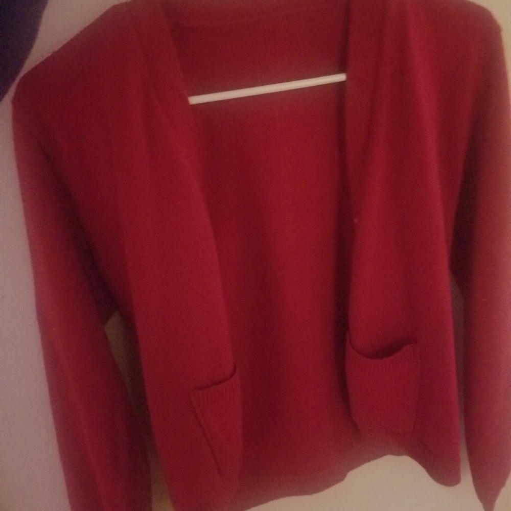 Red sweater